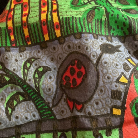 Vintage 80s multi-color animal print oversized jacket - Picture 9 of 11